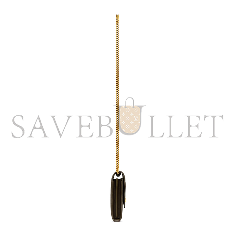 YSL CASSANDRE CHAIN WALLET IN LAMBSKIN 377828AAA443212 (22.5*14*4cm)